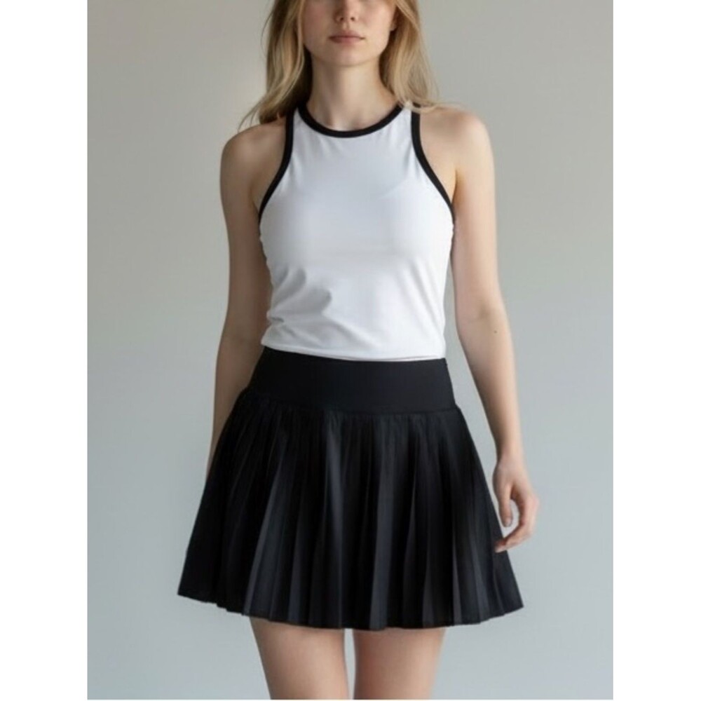 NWT Set - High Rise Pleated Skirt and Tank Top XS/S